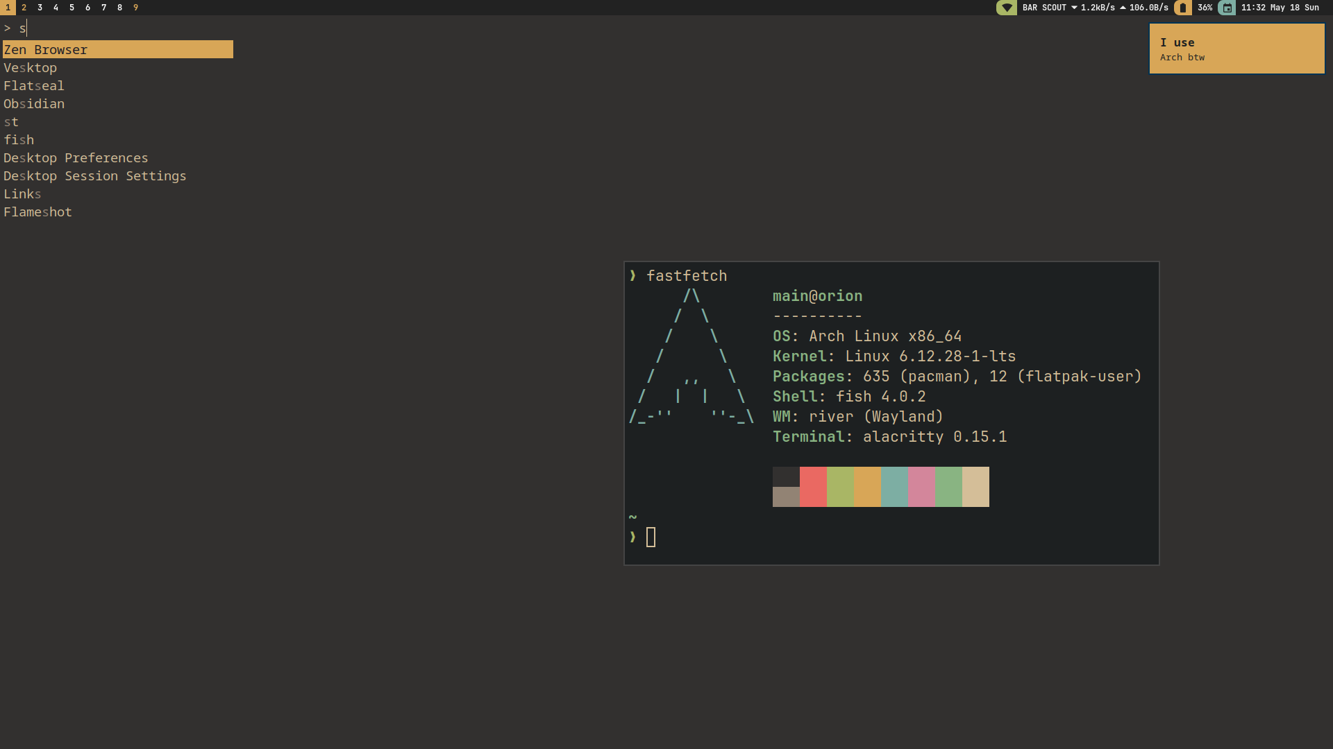 Picture of my desktop